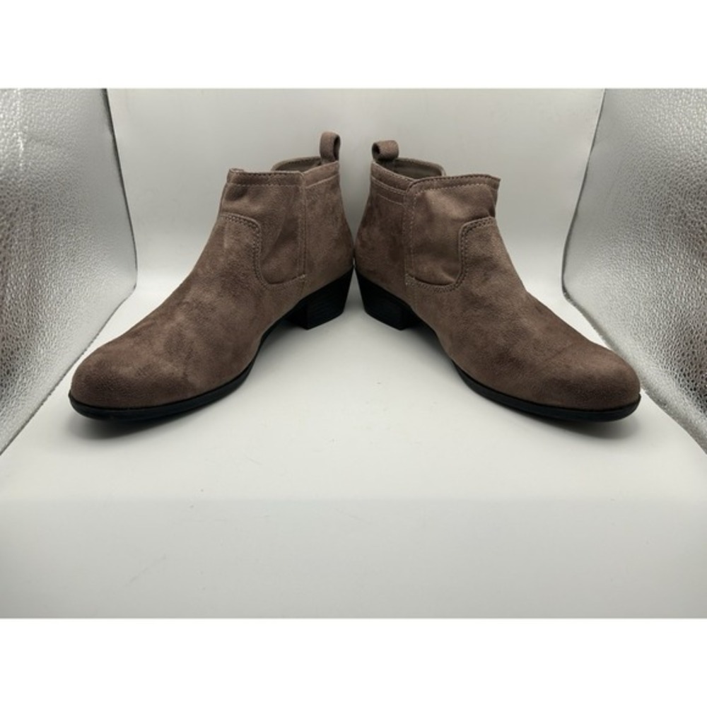 Arizona Woman Booties Faux‎ Suede SZ 7.5W Brown